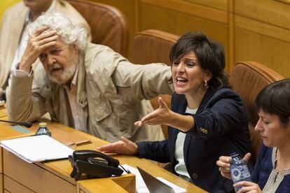 Beiras y Yolanda D&iacute;az en el Parlamento