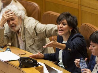Beiras y Yolanda D&iacute;az en el Parlamento