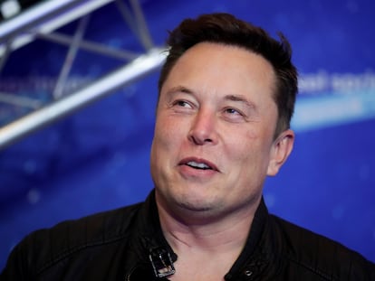 Elon Musk participa en un acto de Axel Springer en Berlín en diciembre de 2020.