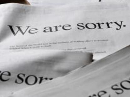 Murdoch ha pedido perdón a través de los siete mayores diarios de Reino Unido