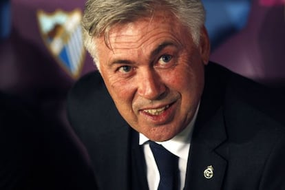 El entrenador del Real Madrid Carlo Ancelotti.