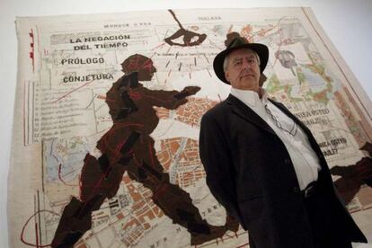 William Kentridge, ayer en el Centro de Arte Contemporáneo de Málaga.