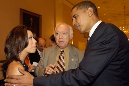 Eva Longoria nunca falla en la campaña de Obama.