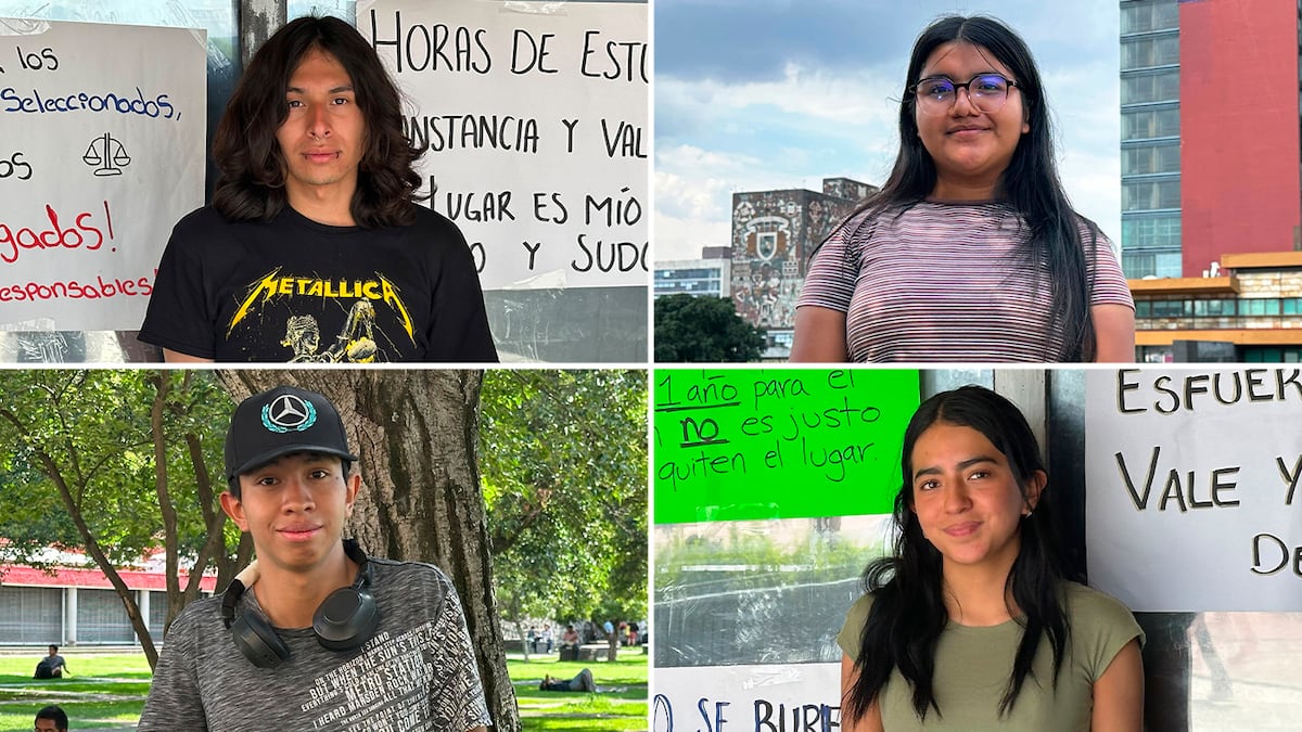 Los estudiantes atrapados en la crisis del examen de admisión de la UNAM: “Estoy dispuesto a repetirlo, pero un acierto puede cambiarlo todo”