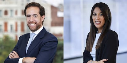 Álvaro Gaviño e Ira Gual, socios de Marimón Abogados.