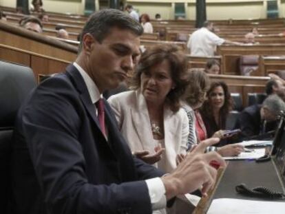 Los nacionalistas cambian de posición tras conocer que ERC se abstenía al reclamar una negociación sin límites y con el derecho de autodeterminación