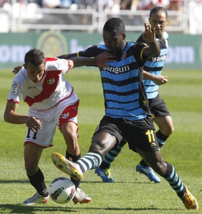 Romaric, en el partido frente al Rayo Vallecano.