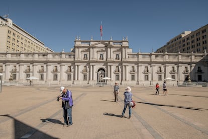 El Palacio de La Moneda, en Santiago, Chile. 9 de marzo de 2024.