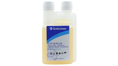 mejor insecticida cuya fórmula contiene cipermetrina