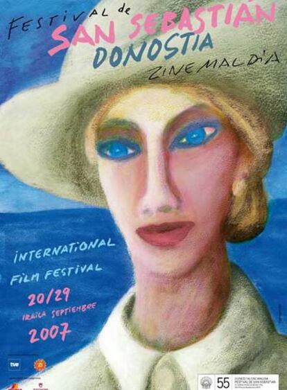 Cartel de la 55 edición del Festival de Cine de San Sebastián