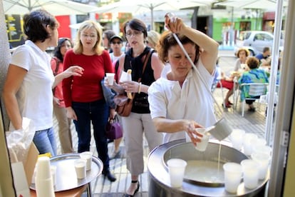 La Horchatería Alboraya on Madrid's Calle de Alcalá