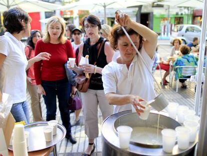 La Horchatería Alboraya on Madrid's Calle de Alcalá