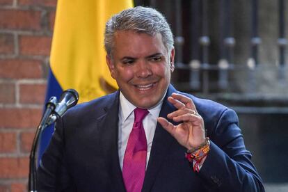 El presidente colombiano Iván Duque.