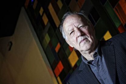 El cineasta alemán Werner Herzog, retratado en Madrid.