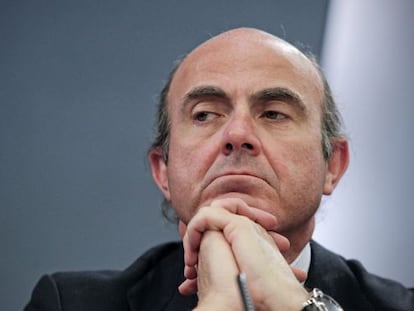 El ministro de Economía, Luis de Guindos.