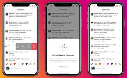 Cómo fijar un comentario en Instagram.