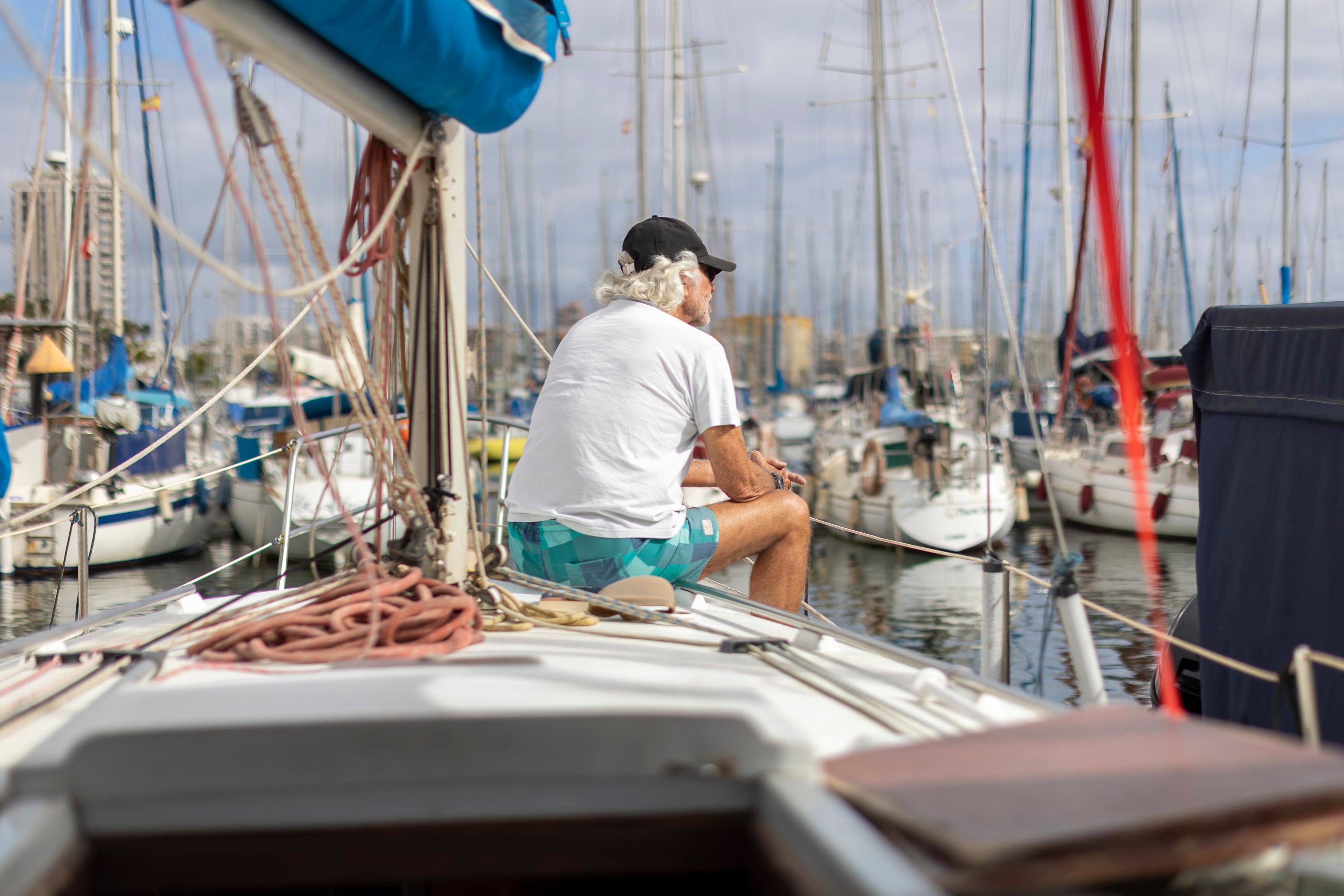 Vivir en un barco por no poder pagar el alquiler: “Aquí tengo una vida digna”