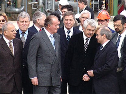 El rey Juan Carlos inaugura la planta de la multinacional Basf en Tarragona
