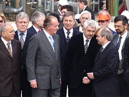 El rey Juan Carlos inaugura la planta de la multinacional Basf en Tarragona