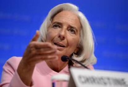 La directora gerente del Fondo Monetario Internacional (FMI), Christine Lagarde. EFE/Archivo