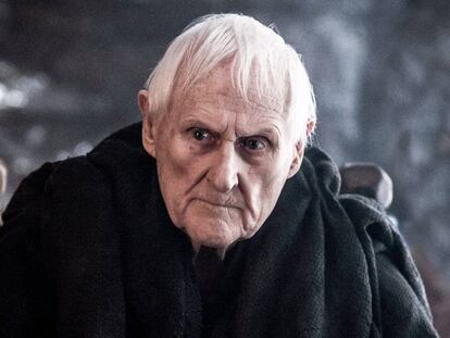 Peter Vaughan em 'Jogo de tronos'.