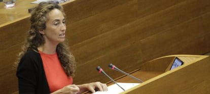 La portavoz de Ciudadanos en las Cortes Valencianas, Carolina Punset.