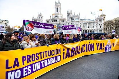 Manifestación del 8-M de 2024 en Madrid.
