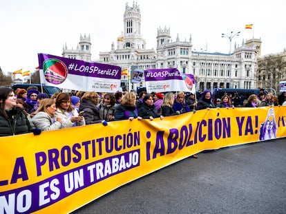 Manifestación del 8-M de 2024 en Madrid.