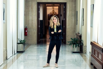 Lara Hernández, en el Congreso de los Diputados.