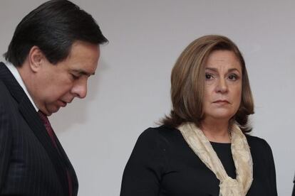 La fiscal general, Arely Gómez y Tomás Zerón.