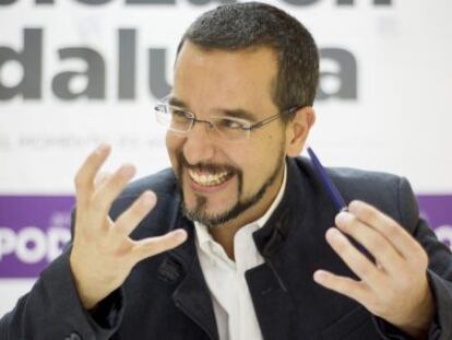 El secretario de Organización de Podemos, Sergio Pascual.