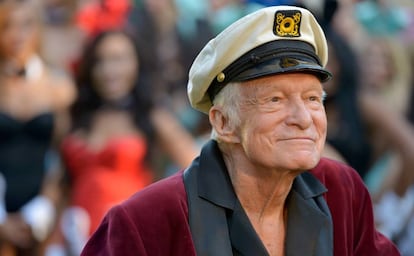 Hugh Hefner en el 60&ordm; aniversario de &#039;Playboy&#039;, celebrado en 2014, en Los &Aacute;ngeles.