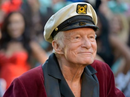 Hugh Hefner en el 60&ordm; aniversario de &#039;Playboy&#039;, celebrado en 2014, en Los &Aacute;ngeles.