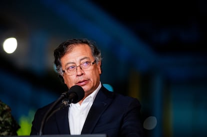 El presidente de Colombia, Gustavo Petro, durante una reunión en Bogotá, en una imagen de archivo.