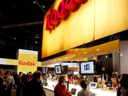 Mostrador de la firma Kodak en una reciente feria en Las Vegas.