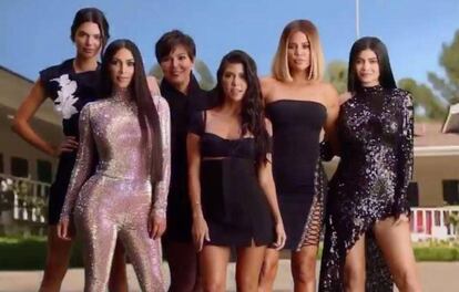 Kourtney, Kim, Khlo&eacute;, Kendall y Kylie y su madre, Kris. 