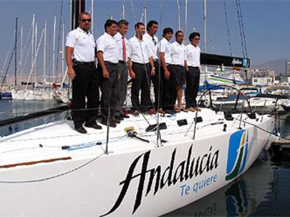 Botadura del velero 'Andalucía'
