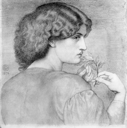 'La hoja del rosal', por Dante Gabriel Rossetti.
