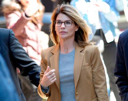 La actriz Lori Loughlin, en Boston en abril de 2019.