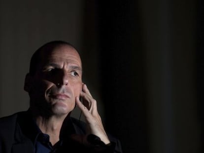 O ministro de Finanças grego, Yanis Varufakis, em Berlim.