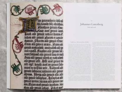 La Biblia de Gutenberg (1454), en una nueva edición de Taschen.