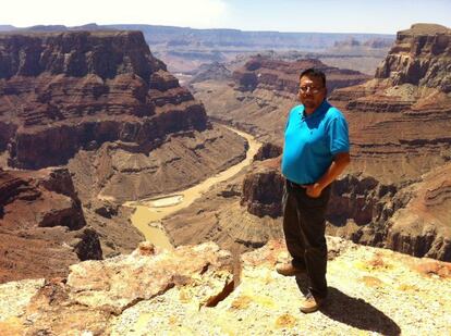 Brian Kensley, gerente del Gobierno local navajo.