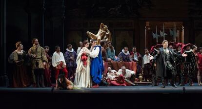 Ensayo general de &#039;Rigoletto&#039; en el Teatro de la Maestranza de Sevilla.