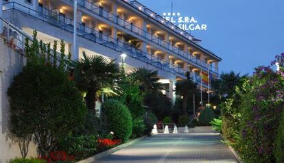 Fachada del hotel Carlos I Silgar, en Sanxenxo (Pontevedra).