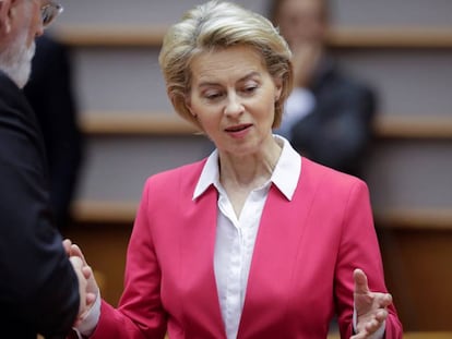 La presidenta electa de la Comisión Europea, Ursula von der Leyen.