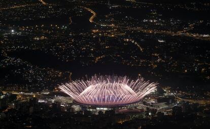 Cerimônia de abertura dos Jogos Olímpicos 2016.