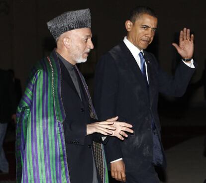 Karzai y Obama hoy en Kabul