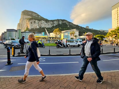 Una de las calles principales de Gibraltar, el 12 de abril