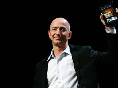 En la imagen el fundador de Amazon art, Jeffrey P. Bezos.
