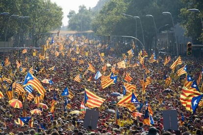 Celebración de la Diada Nacional de Cataluña.